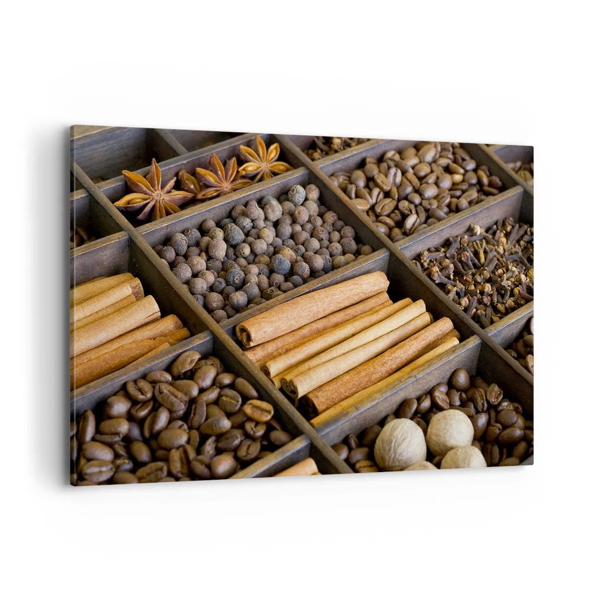 Lærredstryk - Billede på lærred - Et skatkammer af aromaer - 120x80 cm