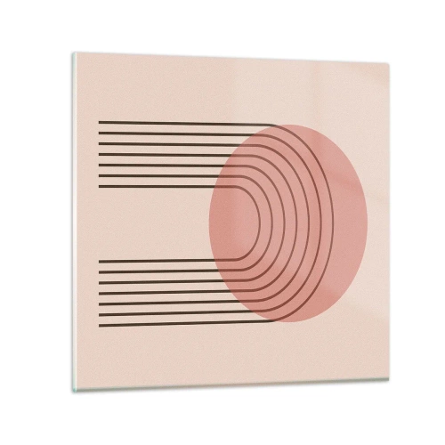 Billede på glas - Uimodståelig tiltrækningskraft - 40x40 cm