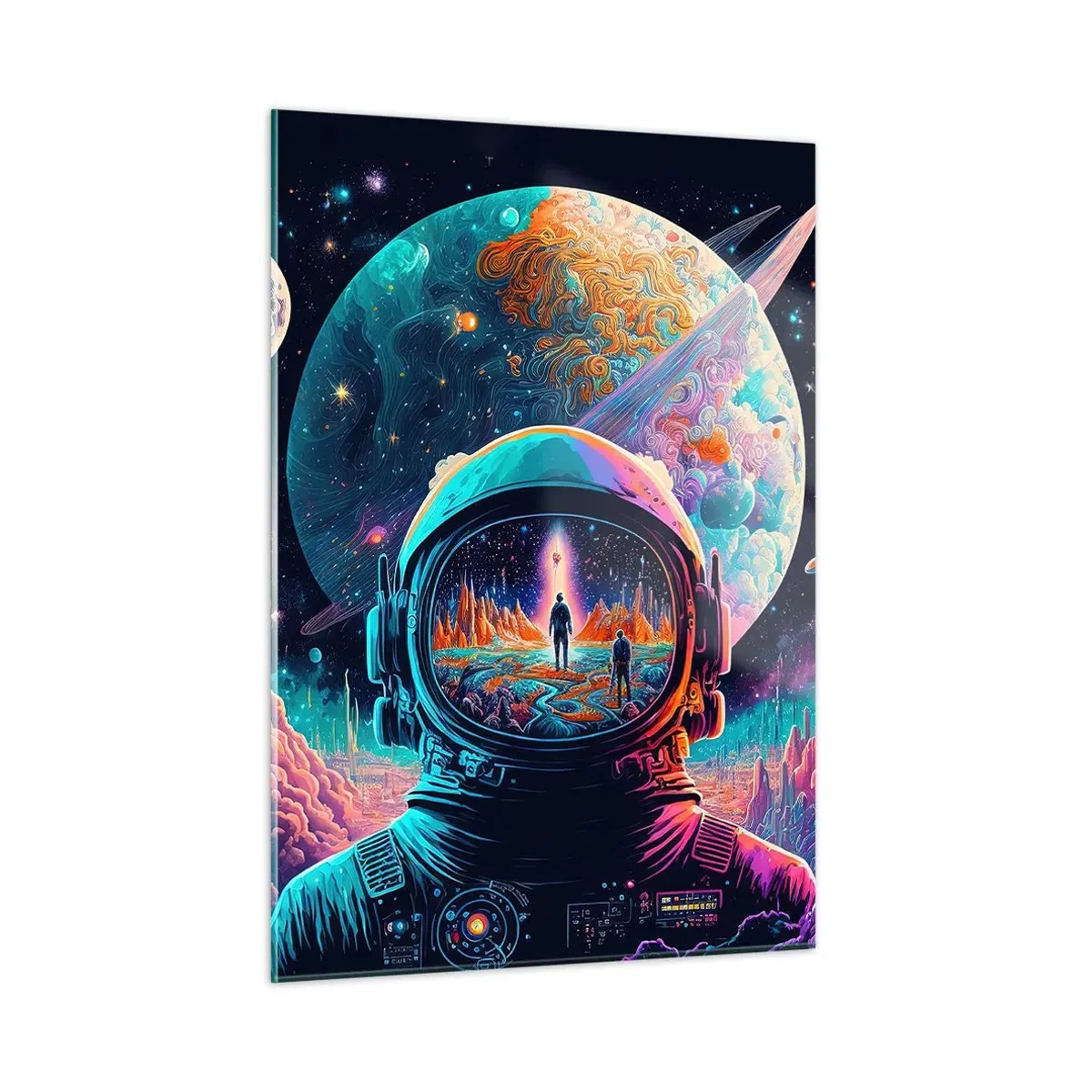 Billede på glas - Filosoffer har aldrig drømt - 50x70 cm