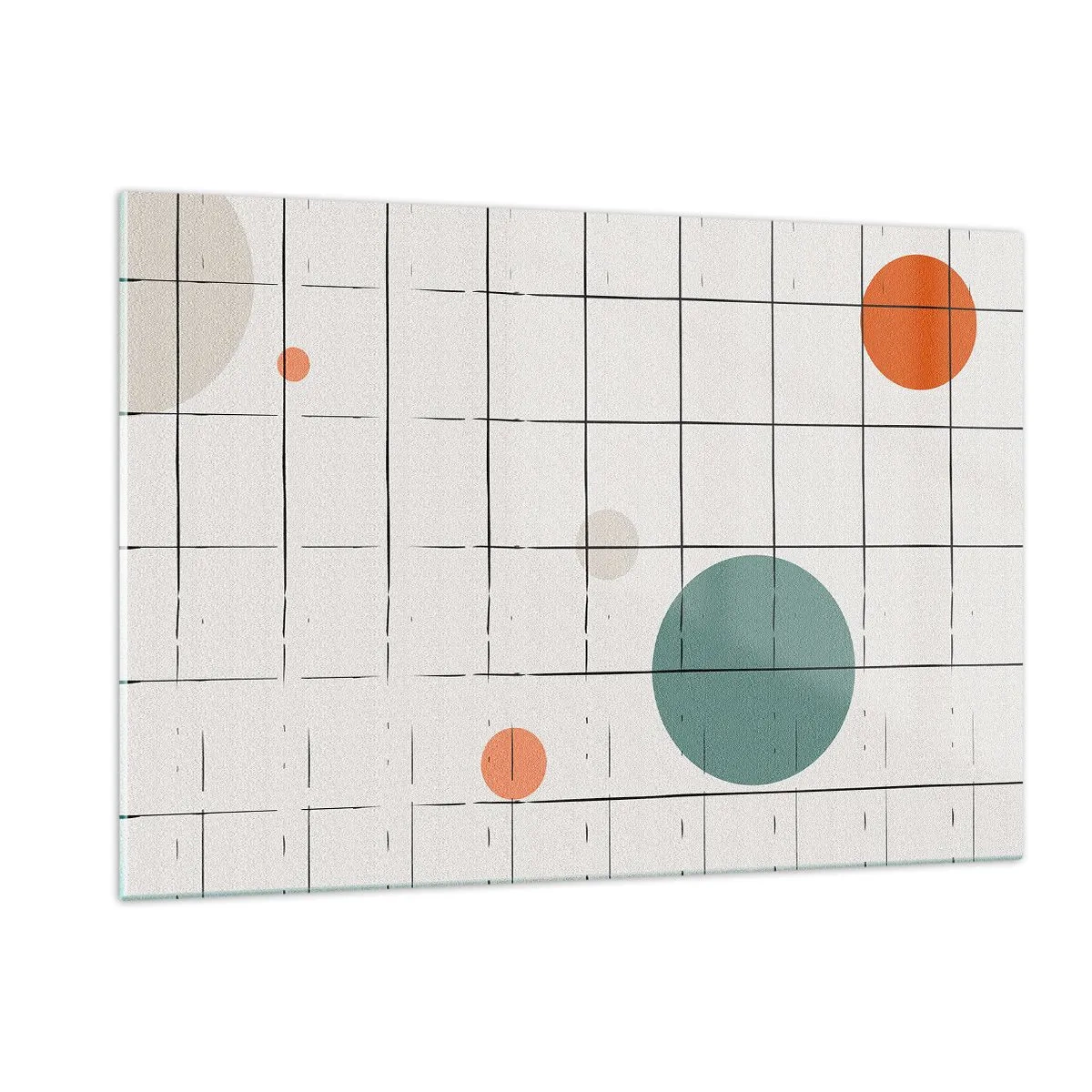 Billede på glas - Fanget i en fælde. Os eller dem? - 120x80 cm