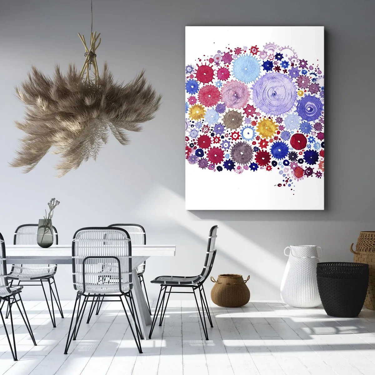 Lærredstryk - Billede på lærred - Naturens mest perfekte maskine - 50x70 cm