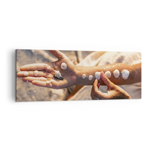 Lærredstryk - Billede på lærred - Skønhed inden for rækkevidde - 140x50 cm