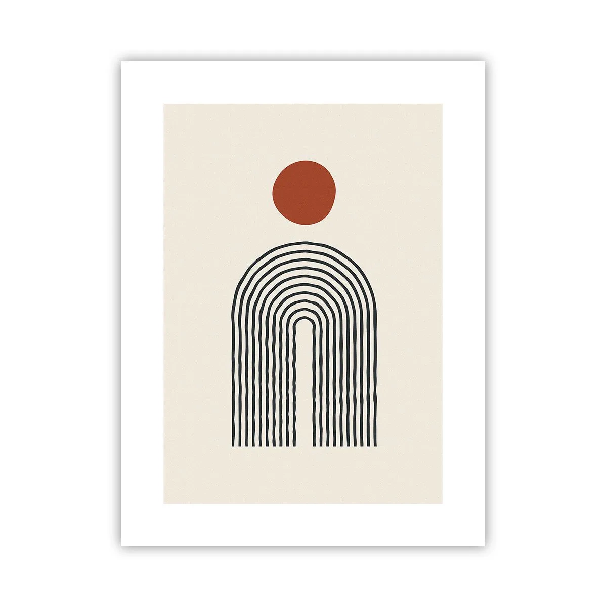 Plakat - Magnetisme af former og farver - 30x40 cm