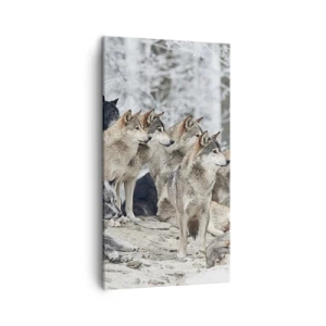Lærredstryk - Billede på lærred - Familie og venner - 45x80 cm