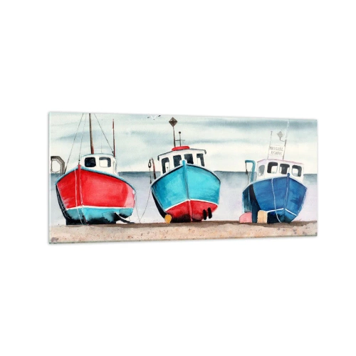 Billede på glas - Klar til at fange - 120x50 cm