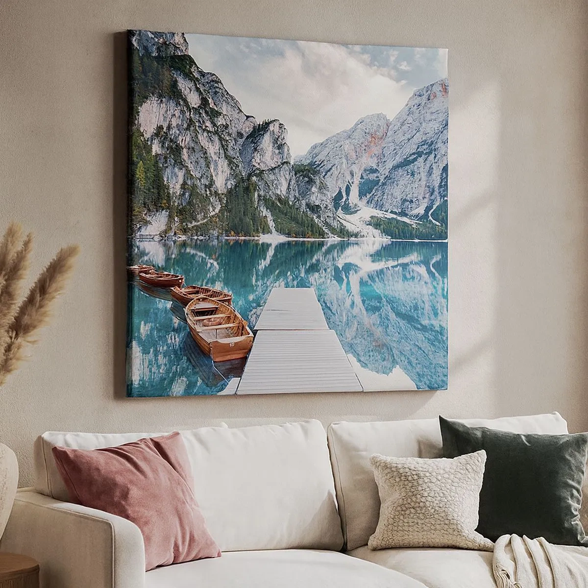 Lærredstryk - Billede på lærred - Vi vil vise dig skønheden - 30x30 cm