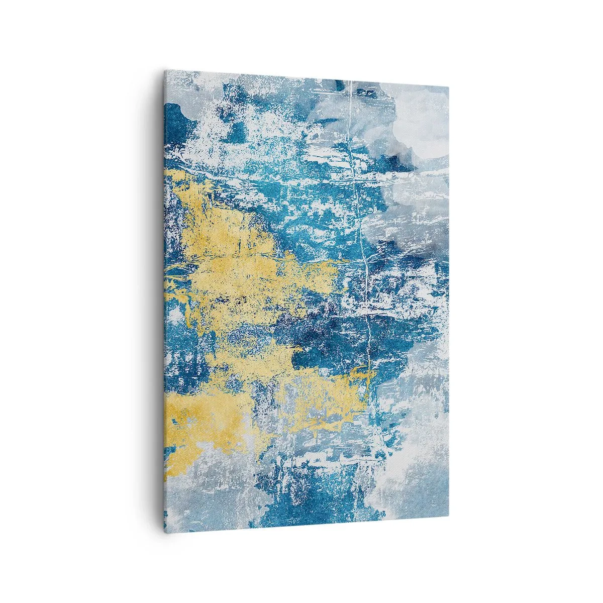 Lærredstryk - Billede på lærred - En fredfyldt abstraktion - 70x100 cm
