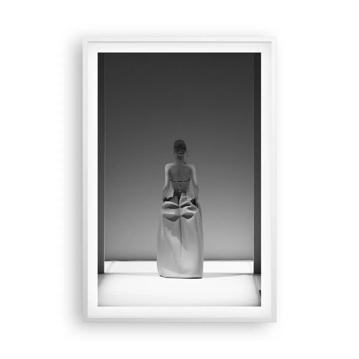 Plakat i hvid ramme - Raffineret enkelhed - 61x91 cm