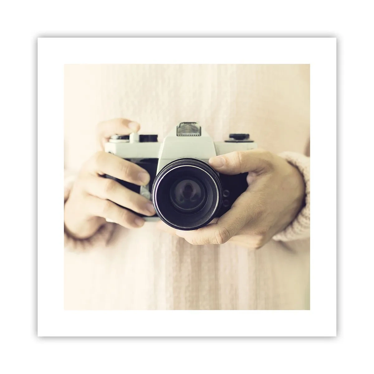 Plakat - For at se mere... - 40x40 cm