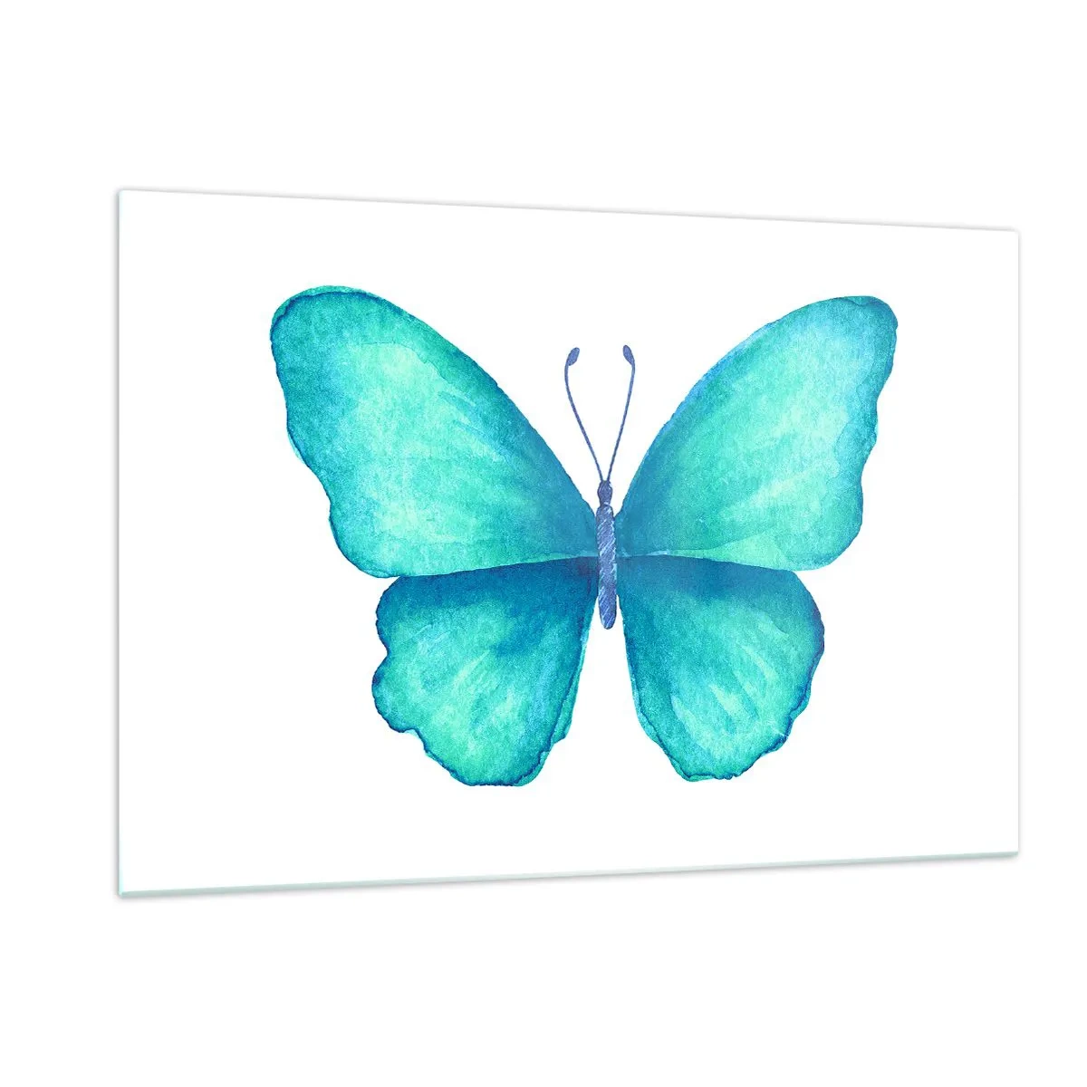 Billede på glas - Turkis af natur - 120x80 cm