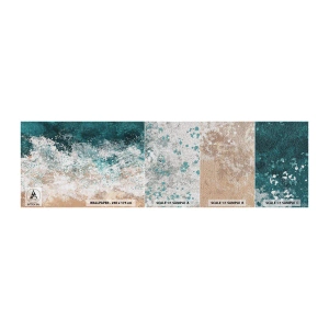 Prøve Fototapet Premium Canvas - Historier fra havet - Vand, Strand, Hav - 100x30 cm