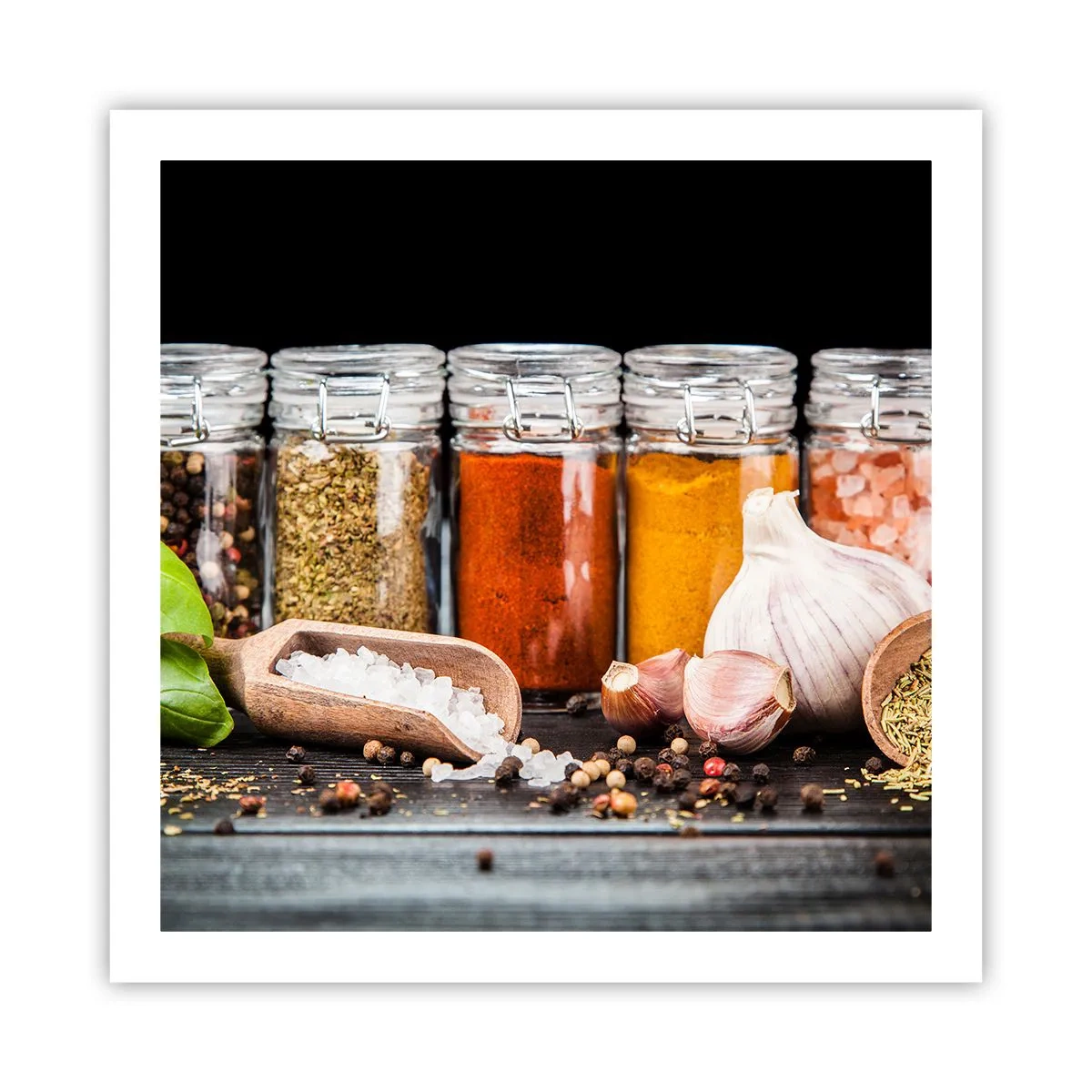Plakat - For at livet kan smages - 60x60 cm