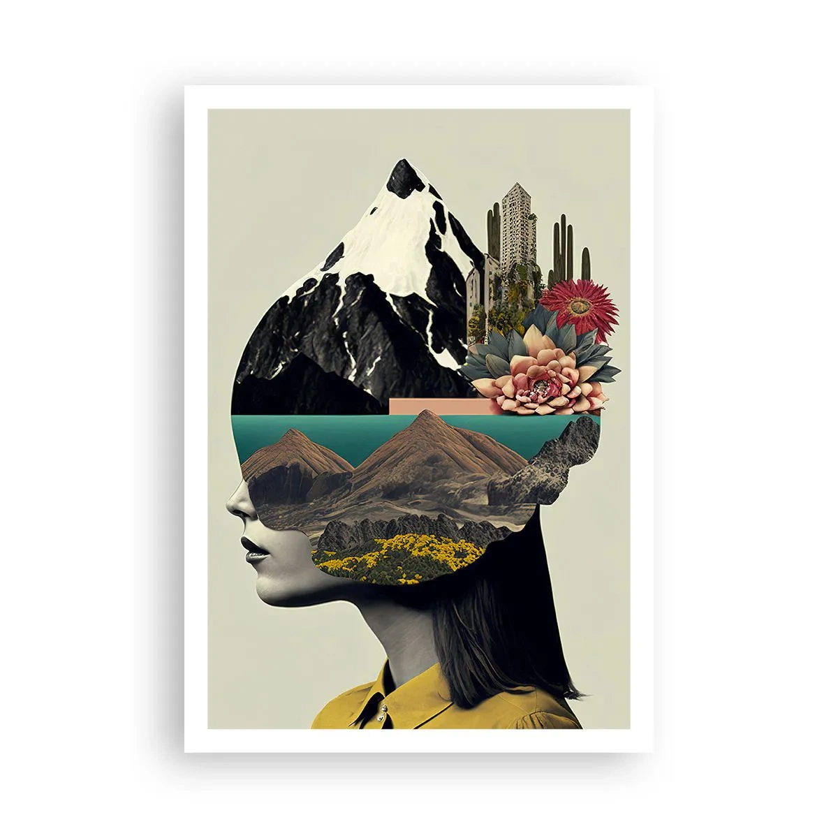 Plakat - Kvinden - altid et mysterium - 70x100 cm