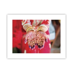 Plakat - Klar til at fange lykken - 40x30 cm