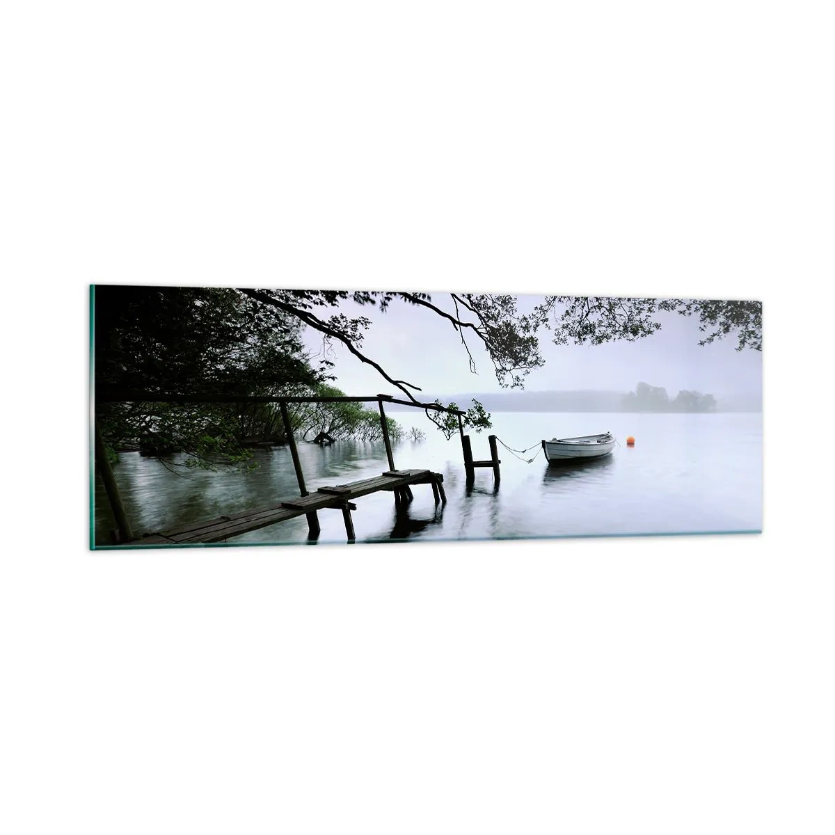 Billede på glas - Du hviler allerede - 90x30 cm