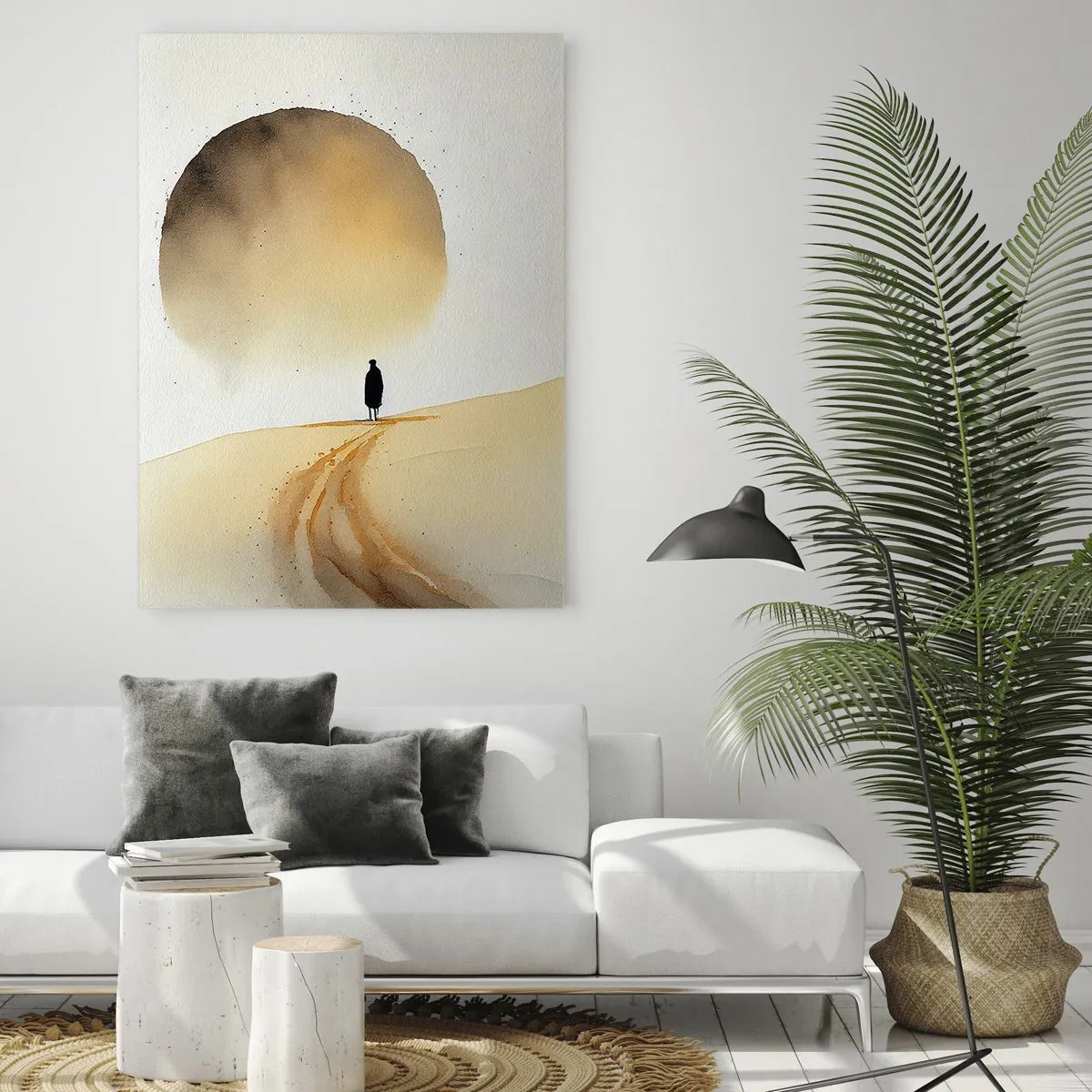 Billede på glas - Altid længselsfulde - 80x120 cm