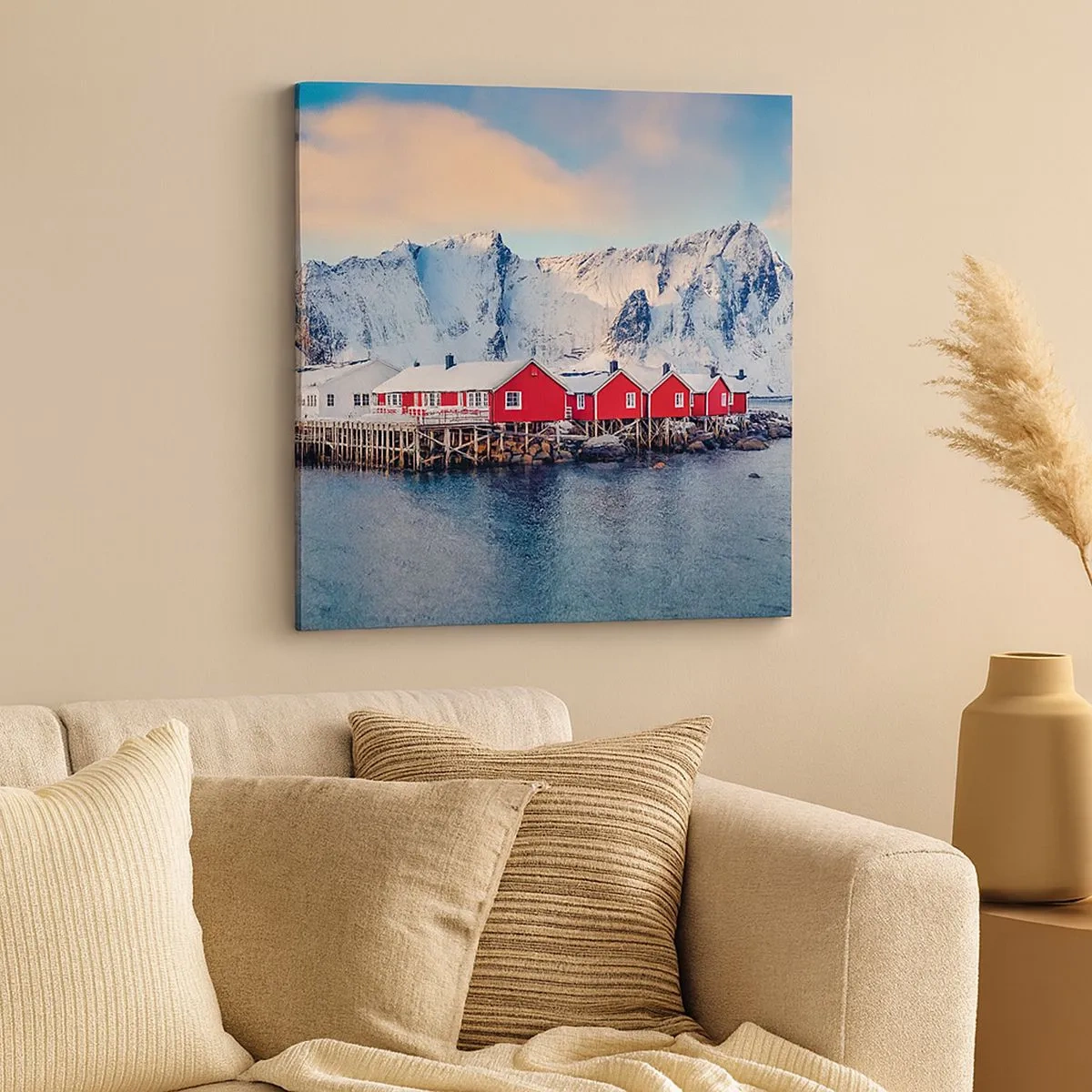 Lærredstryk - Billede på lærred - Nordlig tilbagetrækning - 30x30 cm