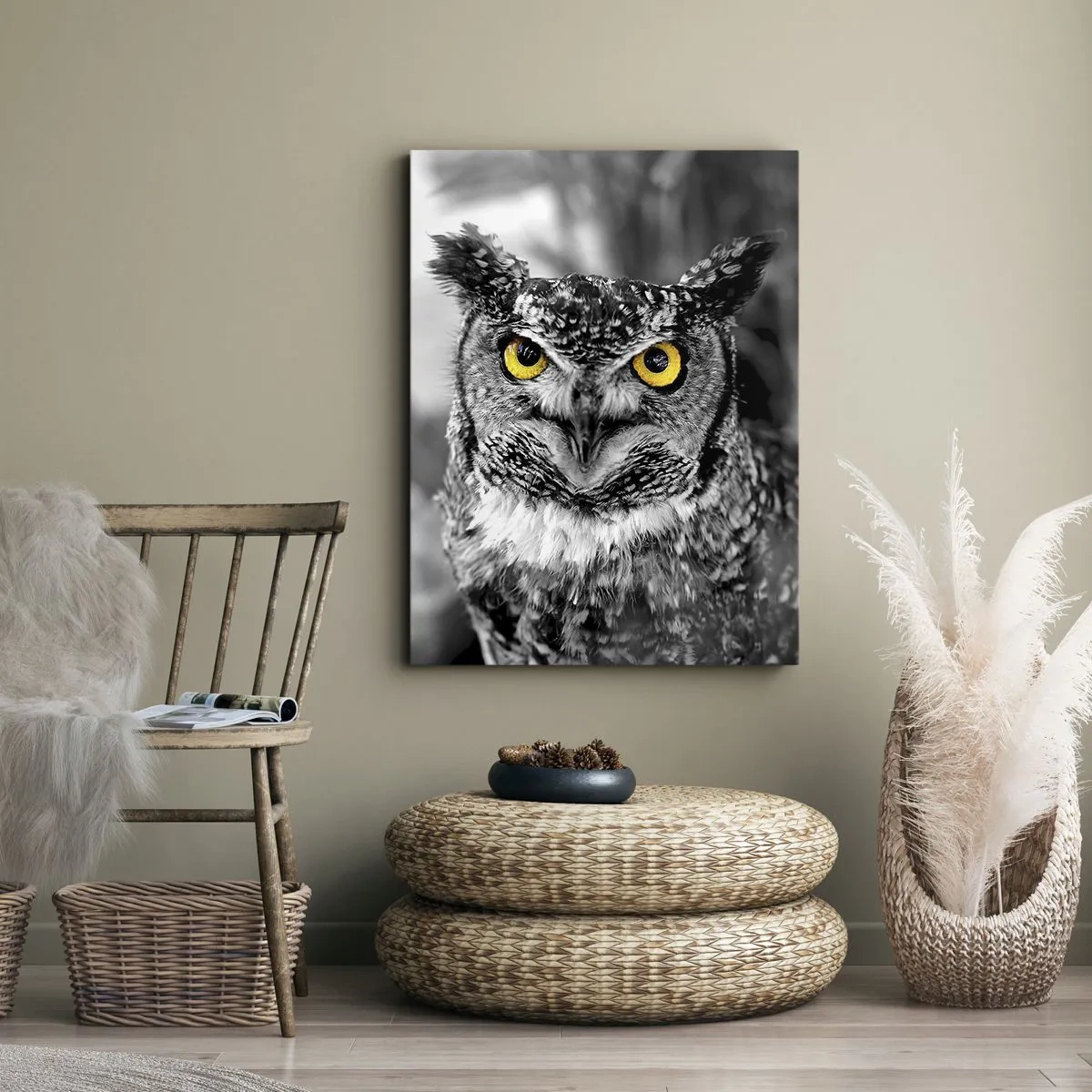 Lærredstryk - Billede på lærred - Intet kan skjules - 45x80 cm