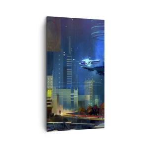 Lærredstryk - Billede på lærred - I den nærmeste fremtid - 45x80 cm