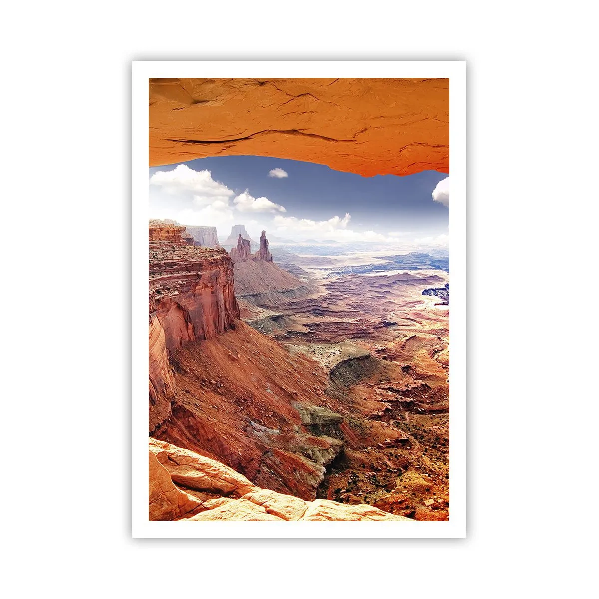 Plakat - Udskåret af naturen selv - 70x100 cm