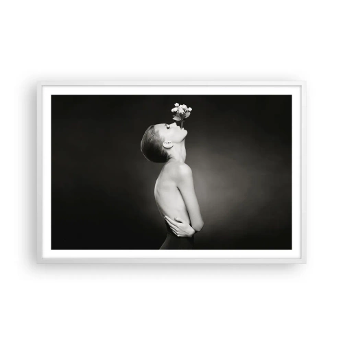Plakat i hvid ramme - Excentrisk elegance - 91x61 cm