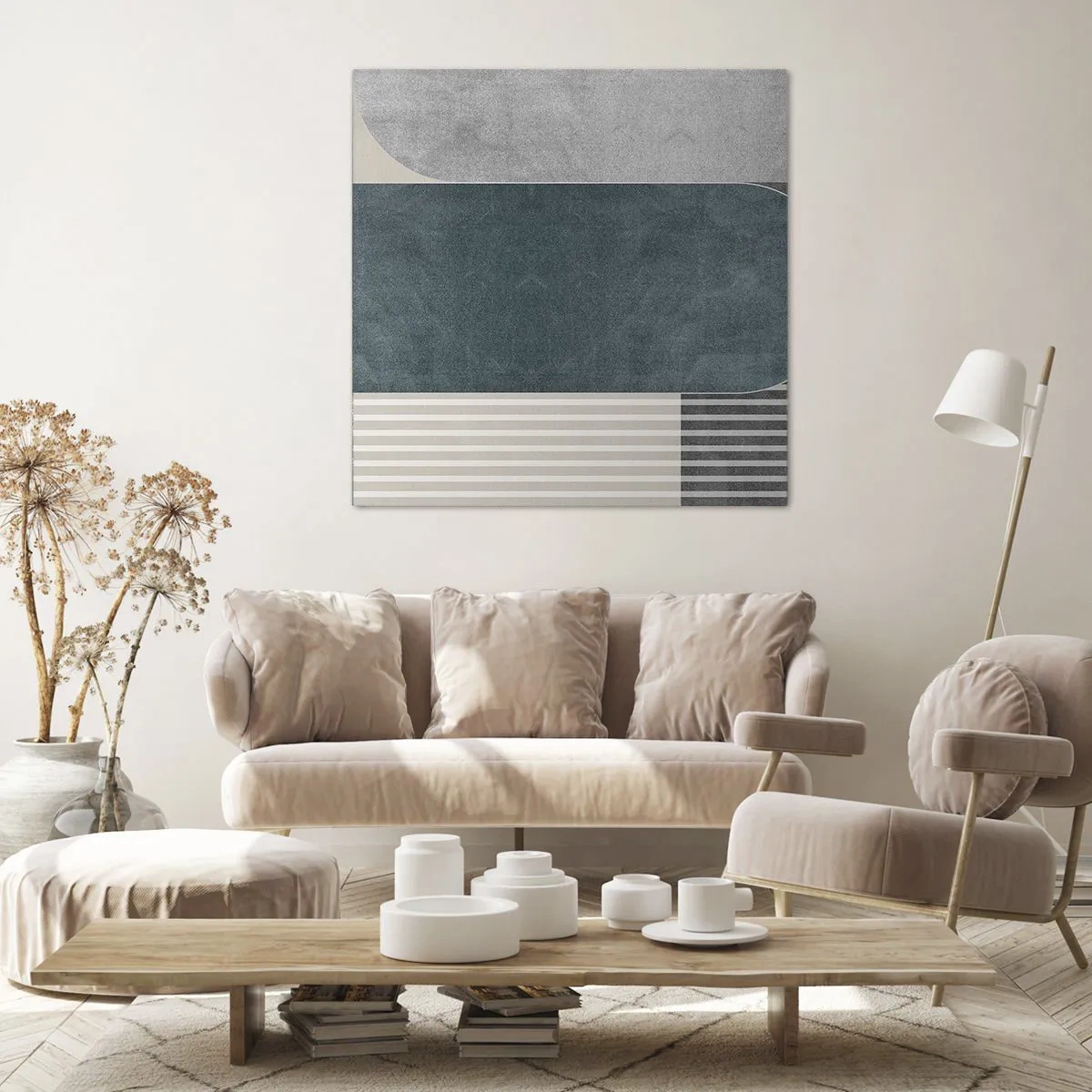 Lærredstryk - Billede på lærred - Horisontal komposition - 50x50 cm