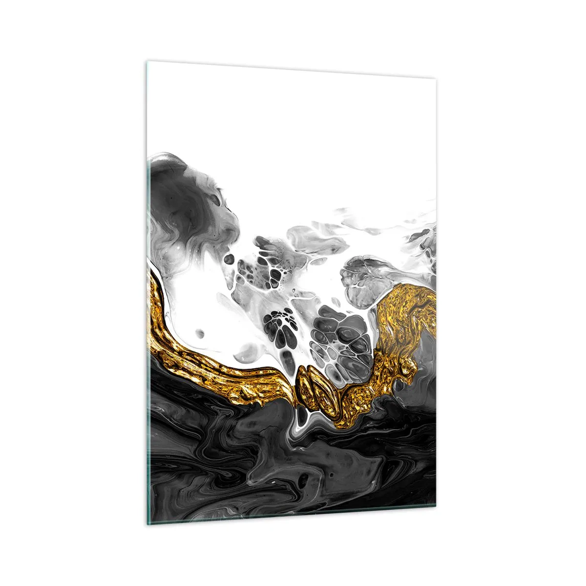 Billede på glas - Organisk sammensætning - 50x70 cm