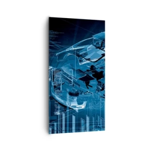 Lærredstryk - Billede på lærred - Teknisk anatomi - 65x120 cm