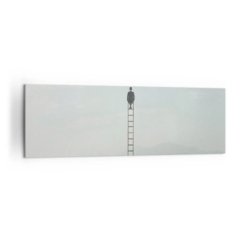 Lærredstryk - Billede på lærred - Stig yderligere - 160x50 cm