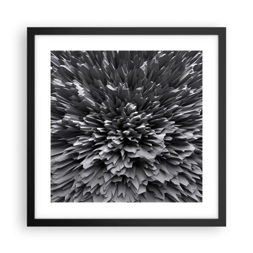 Plakat i sort ramme - Det kan ikke blive skarpere end dette - 40x40 cm