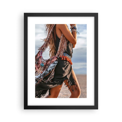 Plakat i sort ramme - Shamanens pige - 30x40 cm