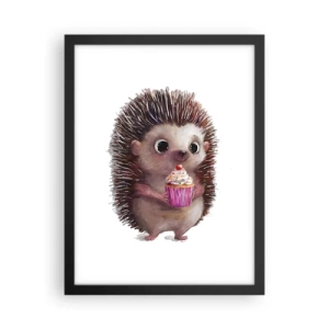 Plakat i sort ramme - Fejring er hver dag - 30x40 cm