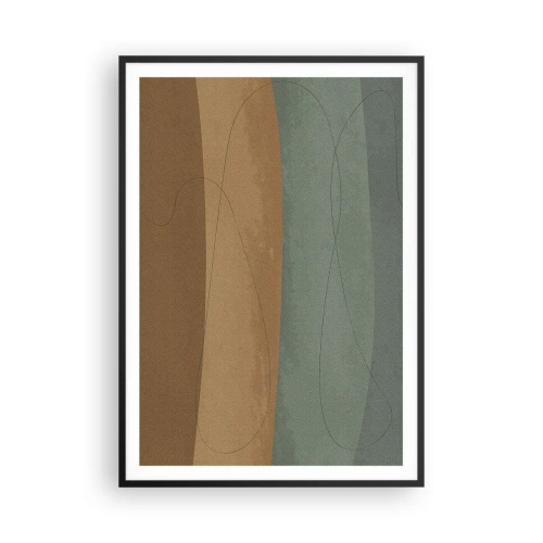 Plakat i sort ramme - Vandret sammensætning - 70x100 cm