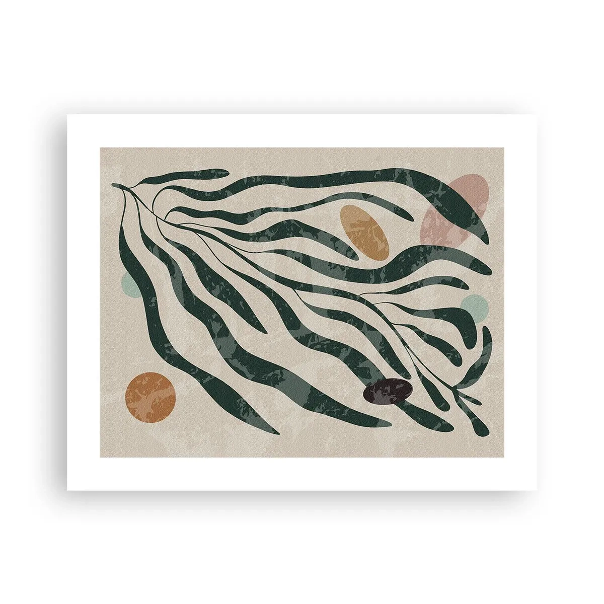 Plakat - Blandt det grønne - 50x40 cm