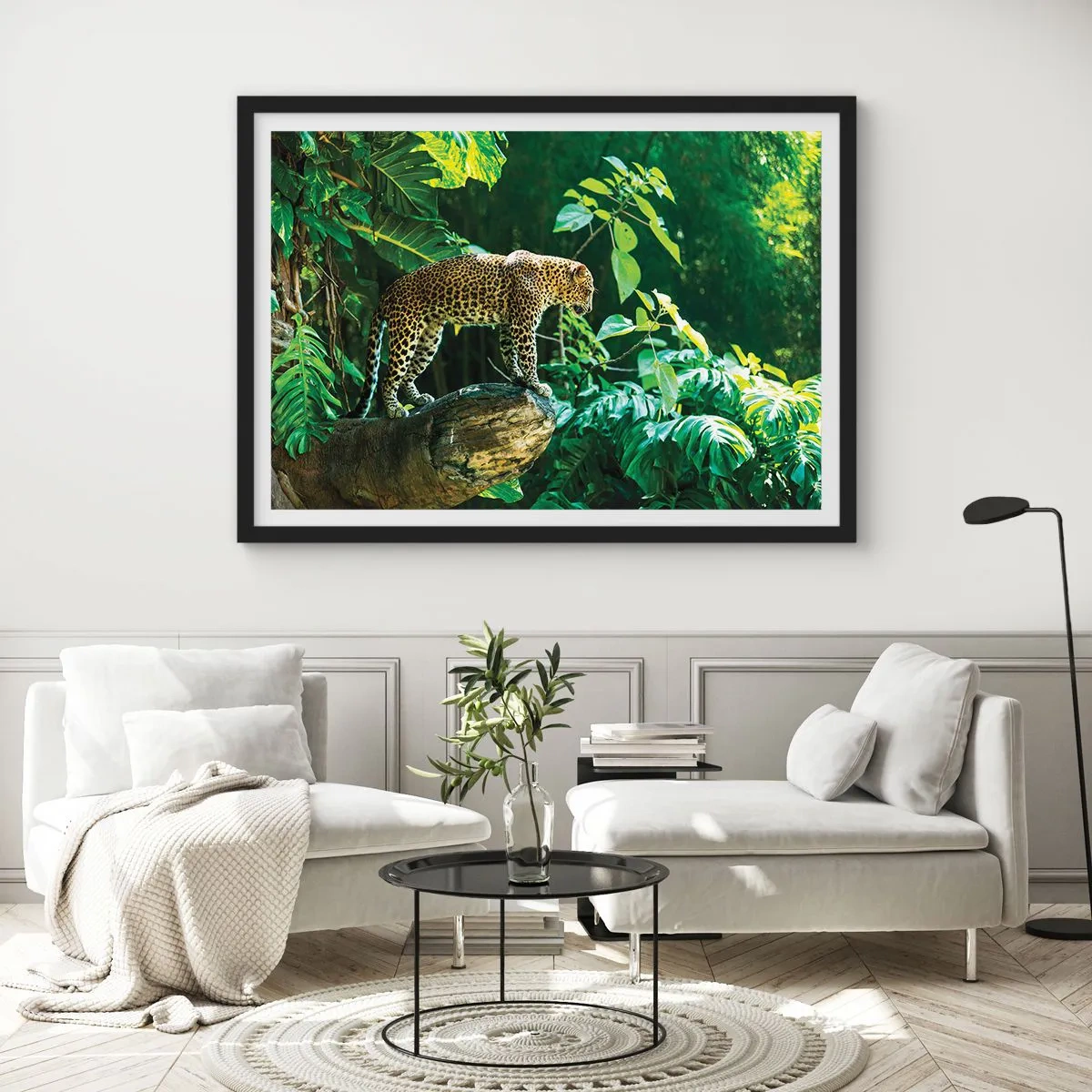 Plakat i sort ramme - Til jagt? - 91x61 cm