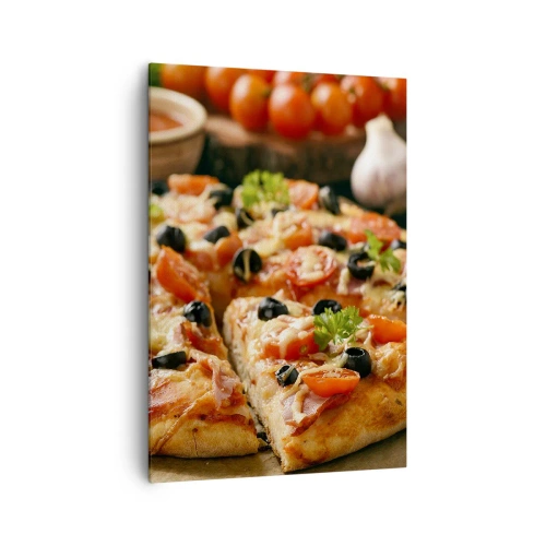 Lærredstryk - Billede på lærred - Du er sluppet af sted med det igen - 70x100 cm