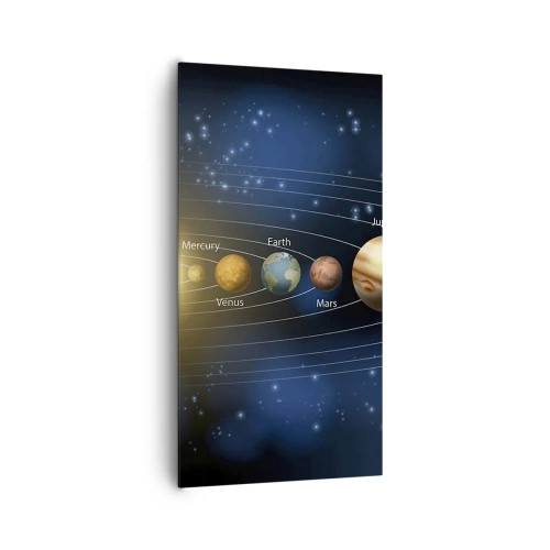 Lærredstryk - Billede på lærred - En ud af ti - 65x120 cm
