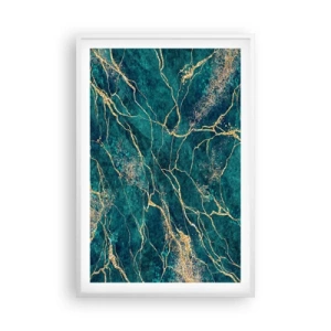 Plakat i hvid ramme - Guldåre - 61x91 cm