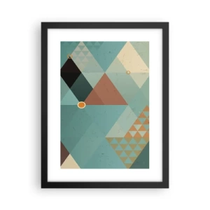 Plakat i sort ramme - Enhed af mangfoldighed, mangfoldighed af enhed - 30x40 cm