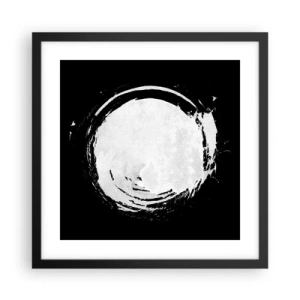 Plakat i sort ramme - Den gode vej ud - 40x40 cm