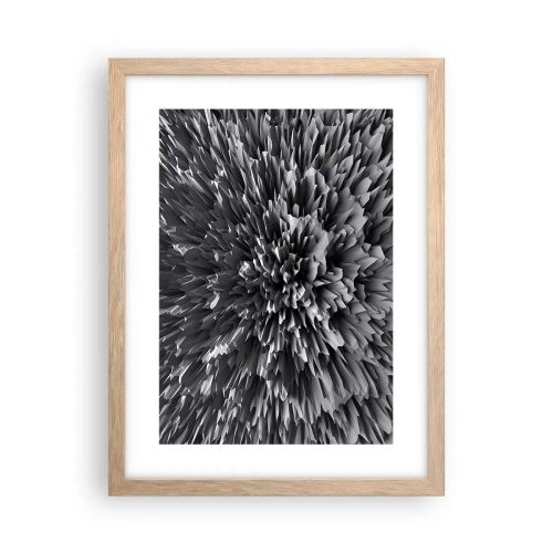 Plakat i ramme af lyst egetræ - Det kan ikke blive skarpere end dette - 30x40 cm