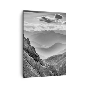 Lærredstryk - Billede på lærred - Hele vejen til horisonten - 50x70 cm