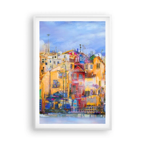 Plakat i hvid ramme - Vi er sammen - 61x91 cm