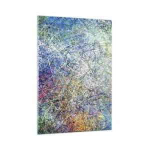 Billede på glas - Så enkelt er det ikke - 50x70 cm