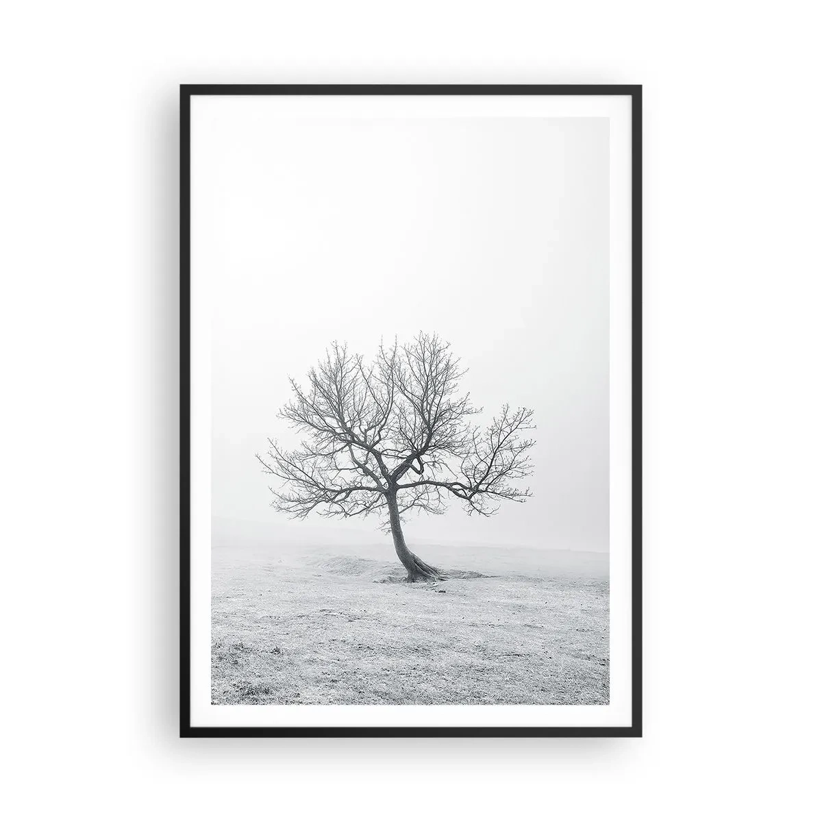 Plakat i sort ramme - Mod intetheden - 70x100 cm