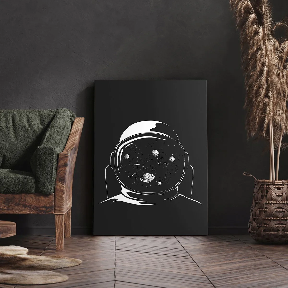 Lærredstryk - Billede på lærred - Flot udsigt - 50x70 cm