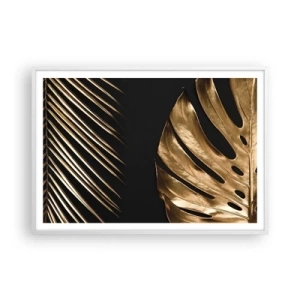 Plakat i hvid ramme - Forskellige, og lige dyre - 100x70 cm