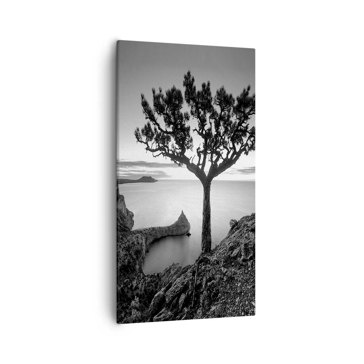 Lærredstryk - Billede på lærred - Fred hele vejen til horisonten - 55x100 cm