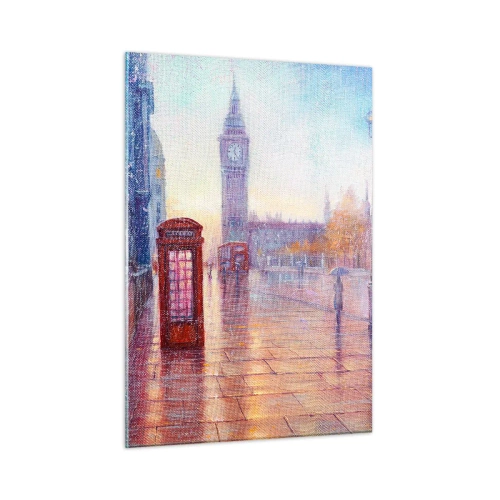 Billede på glas - En efterårsdag i London - 50x70 cm