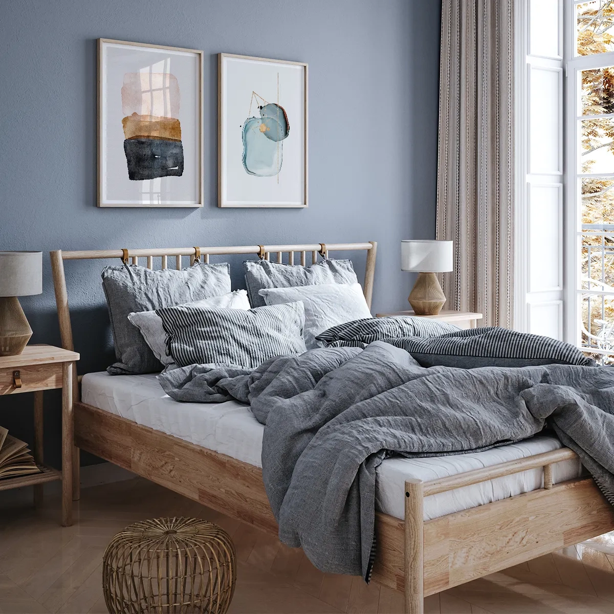 Light blue bedroom - Inspiration til soveværelset